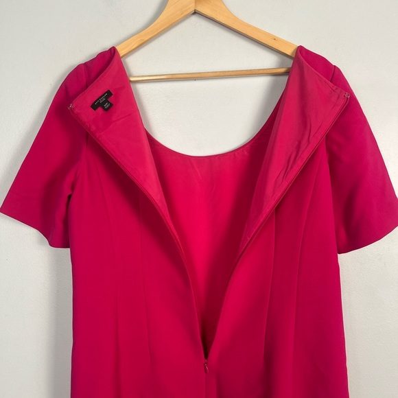 Ann Taylor Pink Half Sleeve Dress Size 12 petite mod - Picture 8 of 8